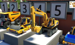 挖掘机动画视频,一窥现代工程机械的强大与魅力