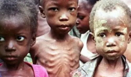 非洲小孩饥饿的视频
